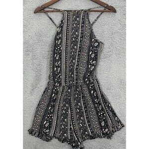 American Eagle XXS Adjustable Spaghetti Strap Backless Jumper Romper Shorts